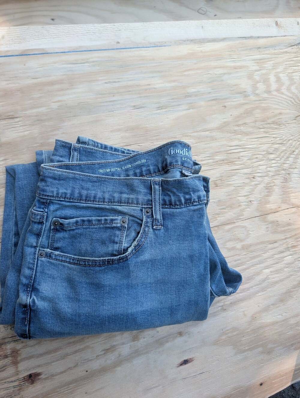 Goodfellow & Co Jeans 38x30 Blue Denim Straight Leg